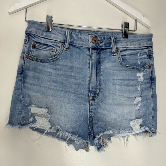 AE Denim Curvy High Waist short size 6 lace pockets - Picture 2 of 12